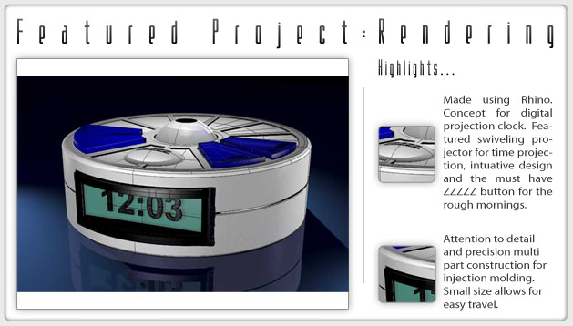Projection clock